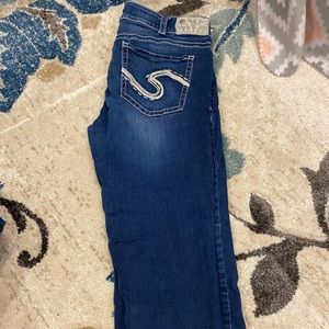 Women’s Silver Brand Denim Capris